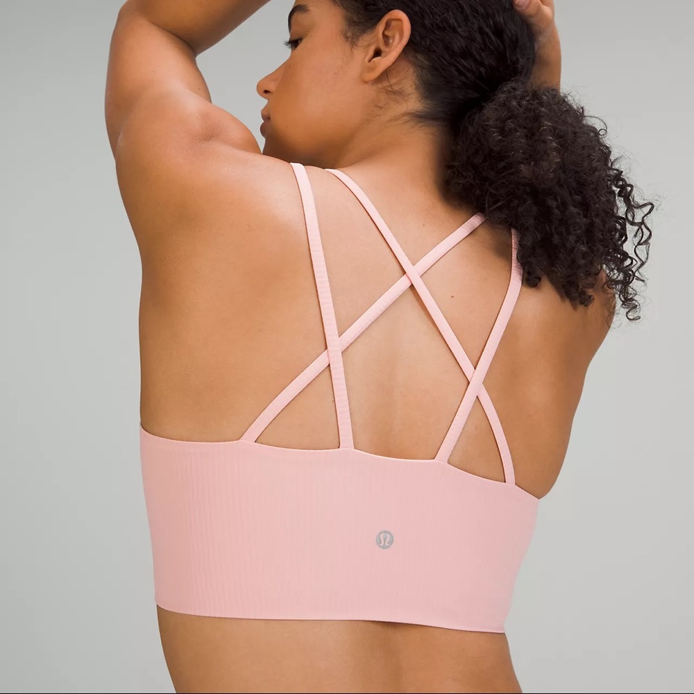 Lululemon Like a Cloud Ribbed Longline Bra Light Support, B/C Cup - Picture 4 of 8